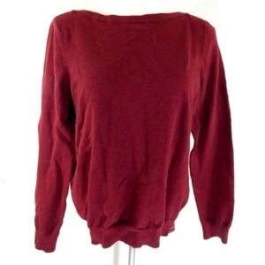 Modcloth Charter School Sweater Burgundy